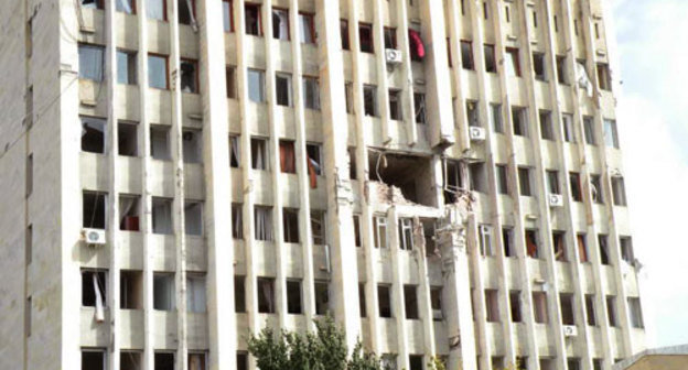 Дом правительства в Цхинвале. Фото "Кавказского Узла"