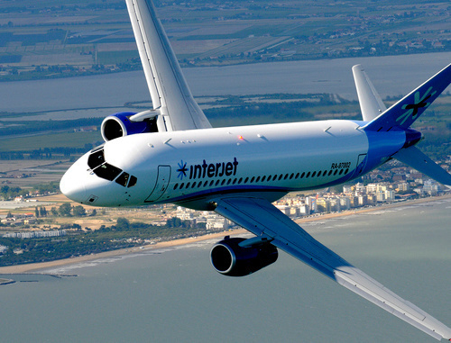 Самолет Sukhoi SuperJet 100. Фото пресс-службы ЗАО “Гражданские самолеты Сухого”, http://superjet100.info Самолет Sukhoi SuperJet 100. Фото пресс-службы ЗАО “Гражданские самолеты Сухого”, http://superjet100.info