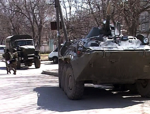 Спецоперация в Буйнакске. 2 апреля 2014 г. Фото НАК, nac.gov.ru Спецоперация в Буйнакске. 2 апреля 2014 г. Фото НАК, nac.gov.ru