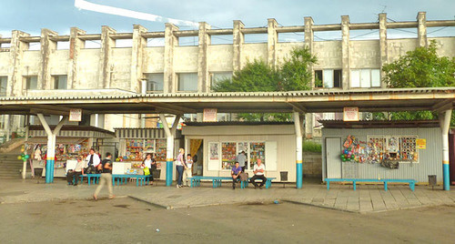 Автовокзал во Владикавказе. Северная Осетия. Фото: Fred Schaerli http://ru.wikipedia.org/ Автовокзал во Владикавказе. Северная Осетия. Фото: Fred Schaerli http://ru.wikipedia.org/