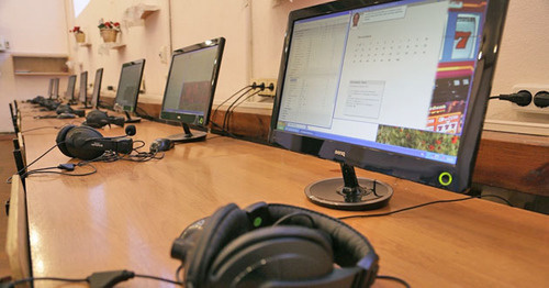 Лингафонный кабинет в Институте бизнеса. КБР. Фото Людмилы Маратовой для "Кавказского узла"