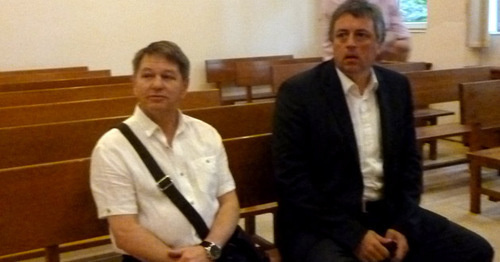 Сергей Павленко (справа) со своим адвокатом в зале суда. Сочи, 29 мая 2015 г. Фото Светланы Кравченко для "Кавказского узла" Сергей Павленко (справа) со своим адвокатом в зале суда. Сочи, 29 мая 2015 г. Фото Светланы Кравченко для "Кавказского узла"