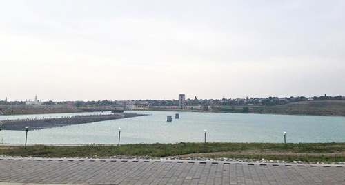 Чернореченское водохранилище "Грозненское море". Фото Магомеда магомедова для "Кавказского узла" Чернореченское водохранилище "Грозненское море". Фото Магомеда магомедова для "Кавказского узла"