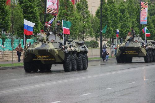Военная техника батальона "Север". Фото Магомеда Магомедова для "Кавказского узла" Военная техника батальона "Север". Фото Магомеда Магомедова для "Кавказского узла"
