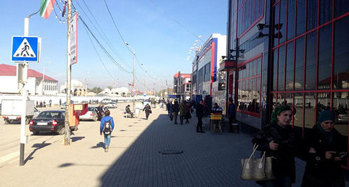 Центр города Шали. Фото Магомеда Магомедова Центр города Шали. Фото Магомеда Магомедова