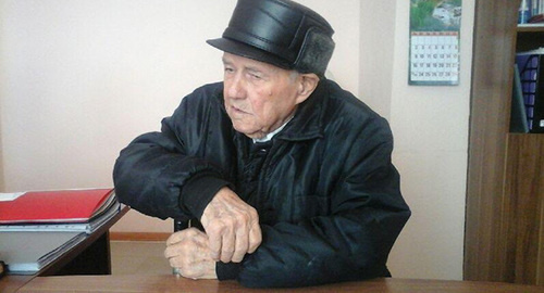 Участник ВОВ Захар Волков, 12 ноября 2015 года. Фото Аси Капаевой для "Кавказского узла" Участник ВОВ Захар Волков, 12 ноября 2015 года. Фото Аси Капаевой для "Кавказского узла"