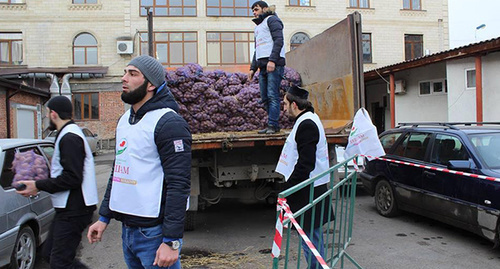 Благотворительная акция 04.03.2016. Фото: Магомед Тачиев специально для "Кавказского узла".