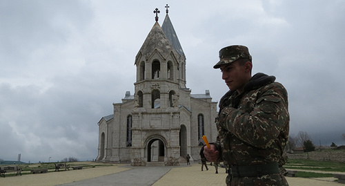 Солдат Армии обороны Нагорного Карабаха. Фото Алвард Григорян для "Кавказского узла" Солдат Армии обороны Нагорного Карабаха. Фото Алвард Григорян для "Кавказского узла"