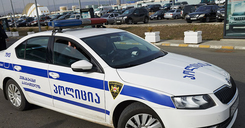 Полицейская машина.Грузия. Фото: Alex Imedsshvili, Newsgeorgia Полицейская машина.Грузия. Фото: Alex Imedsshvili, Newsgeorgia