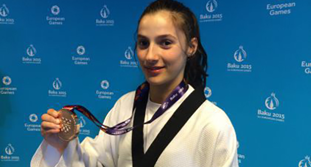 Патимат Абакарова. Фото: http://www.azerisport.com/taekvondo/20160323121425392.html Патимат Абакарова. Фото: http://www.azerisport.com/taekvondo/20160323121425392.html