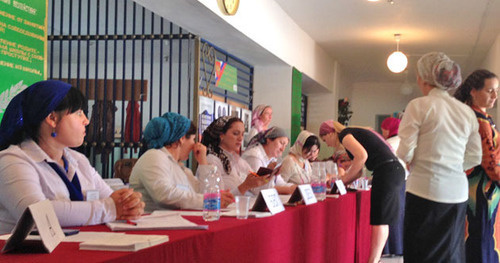 Избирательный участок. Чечня. Фото Магомеда Магомедова для "Кавказского узла" Избирательный участок. Чечня. Фото Магомеда Магомедова для "Кавказского узла"