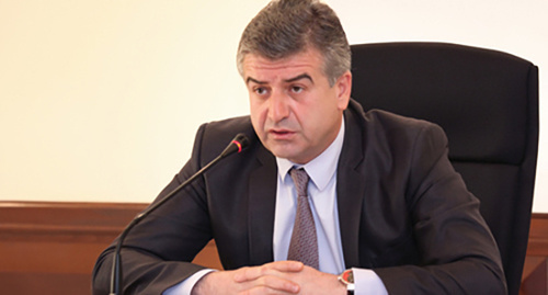Карен Карапетян
Фото: http://ru.armeniasputnik.am/politics/20160914/4881894/premyer-Karapetyan-vistuplenie.html