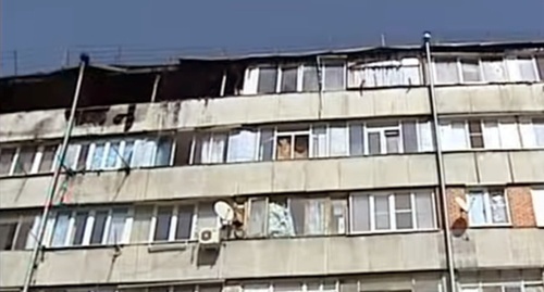 Дом в Ессентуках, где 29 августа произошел пожар. Скриншот из телесюжета ГТРК "Ставрополье", YouTube.com Дом в Ессентуках, где 29 августа произошел пожар. Скриншот из телесюжета ГТРК "Ставрополье", YouTube.com