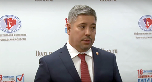 Председатель избиркома Волгоградской области Геннадий Шайхуллин 
Фото: стоп-кадр видео http://v102.ru/election/60023.html