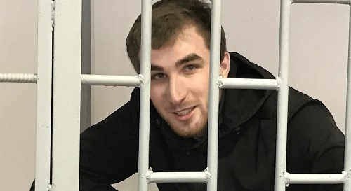 Жалауди Гериев в зале суда. Фото корреспондента "Кавказского узла" Жалауди Гериев в зале суда. Фото корреспондента "Кавказского узла"