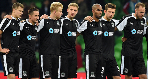 Игроки ФК "Краснодар". Фото https://www.fckrasnodar.ru/team/news/object/?object_id=128220 Игроки ФК "Краснодар". Фото https://www.fckrasnodar.ru/team/news/object/?object_id=128220