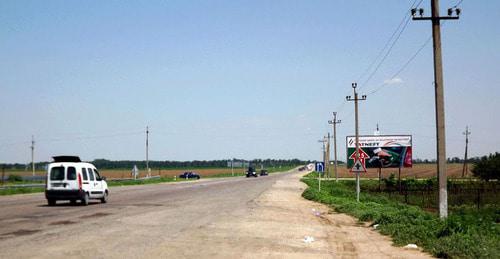Дорога возле села Чернобаевка Херсонской области. Фото: Елвіс https://ru.wikipedia.org Дорога возле села Чернобаевка Херсонской области. Фото: Елвіс https://ru.wikipedia.org