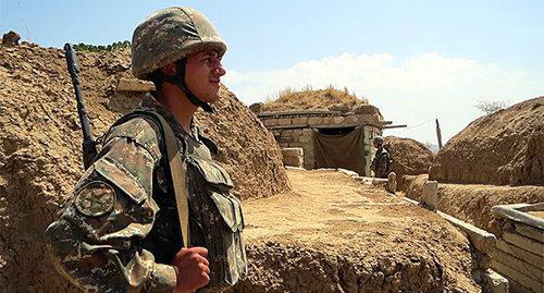Боевой пост карабахской армии на линии соприкосновения ВС Нагорного Карабаха и Азербайджана. Фото Алвард Григорян для "Кавказского узла" Боевой пост карабахской армии на линии соприкосновения ВС Нагорного Карабаха и Азербайджана. Фото Алвард Григорян для "Кавказского узла"