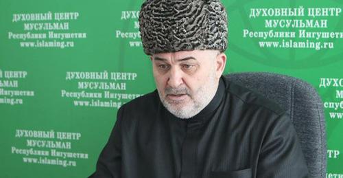 Муфтий Республики Ингушетия Иса Хамхоев. Фото http://islamdag.ru/node/42198 Муфтий Республики Ингушетия Иса Хамхоев. Фото http://islamdag.ru/node/42198