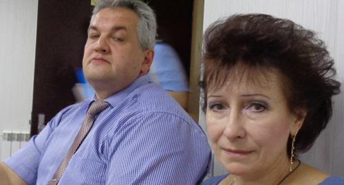 Андрей Рослов и Ирина Снытко. Фото Светланы Кравченко для "Кавказского узла" Андрей Рослов и Ирина Снытко. Фото Светланы Кравченко для "Кавказского узла"
