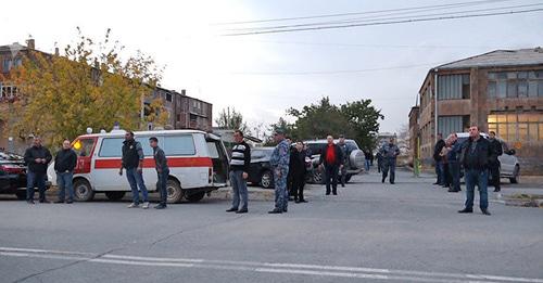 Возле детского сада "Манушак". Армавир, 30 октября 2017 г. Фото © Sputnik/ Karen Yepremyan
