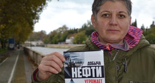Пикет в Сочи. 31 октября 2017 года. Фото: Светлана Кравченко для "Кавказского узла". Пикет в Сочи. 31 октября 2017 года. Фото: Светлана Кравченко для "Кавказского узла".