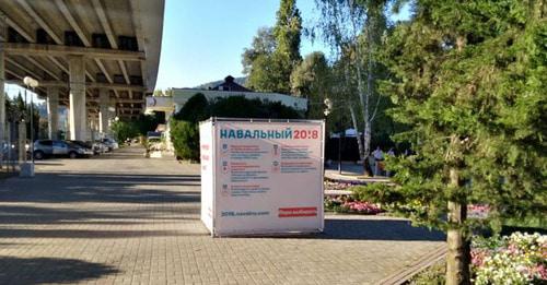 Штаб Навального в Сочи. Фото Светланы Кравченко для "Кавказского узла" Штаб Навального в Сочи. Фото Светланы Кравченко для "Кавказского узла"