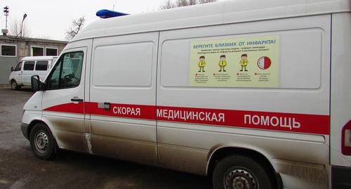 Машина cкорой помощи. Фото Вячеслава Ященко для "Кавказского узла" Машина cкорой помощи. Фото Вячеслава Ященко для "Кавказского узла"