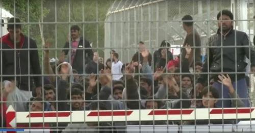 Депортационный лагерь в Турции. Фото: скриншот видео "Первого канала". Депортационный лагерь в Турции. Фото: скриншот видео "Первого канала".