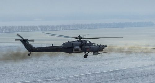 Тренировочные полеты экипажей вертолетов армейской авиации Южного военного округа (аэр.Кореновск, Краснодарский край). Фото: Mil.ru, https://commons.wikimedia.org/w/index.php?curid=55761976 Тренировочные полеты экипажей вертолетов армейской авиации Южного военного округа (аэр.Кореновск, Краснодарский край). Фото: Mil.ru, https://commons.wikimedia.org/w/index.php?curid=55761976
