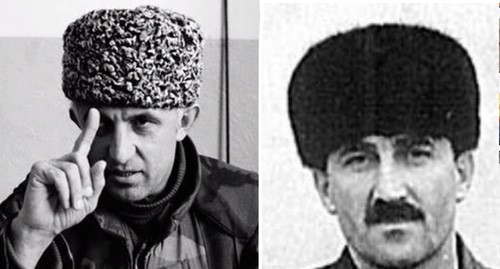 Аслан Масхадов, Вахид Мурдашев. Фото: кадр видео канала  "Новостуем" https://www.youtube.com/watch?v=V65Cb0lBemQ , кадр видео "Кавказ.Реалии" https://www.youtube.com/watch?time_continue=3&v=XixfkI_Io9g&feature=emb_logo
 Коллаж "Кавказского узла"