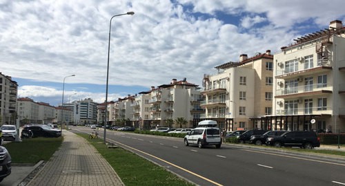 Улица в Сочи. 9 мая 2020 года. Фото Анны Грицевич для "Кавказского узла". Улица в Сочи. 9 мая 2020 года. Фото Анны Грицевич для "Кавказского узла".