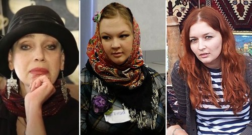 Светлана Анохина, Евгения Величкина, Барият Идрисова. Кадр видео Видимо-невидимо https://www.youtube.com/watch?v=yCs86dK2VM8&feature=emb_logo, пресс-служба "Центр защиты материнства и детства "Тёплый дом на горе", личная страница FB https://www.facebook.com/idrisova.bariyat Светлана Анохина, Евгения Величкина, Барият Идрисова. Кадр видео Видимо-невидимо https://www.youtube.com/watch?v=yCs86dK2VM8&feature=emb_logo, пресс-служба "Центр защиты материнства и детства "Тёплый дом на горе", личная страница FB https://www.facebook.com/idrisova.bariyat