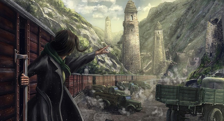 "Чечевица" (депортация вайнахов 1944 г.). Картина Веры Янской - https://commons.wikimedia.org/wiki/File:%22%D0%A7%D0%B "Чечевица" (депортация вайнахов 1944 г.). Картина Веры Янской - https://commons.wikimedia.org/wiki/File:%22%D0%A7%D0%B