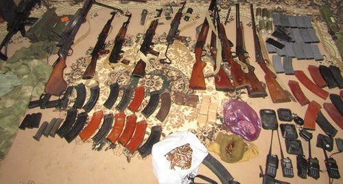 Часть изъятого в доме Ахры Авидзба. Фото: пресс-служба МВД Республики Абхазия Часть изъятого в доме Ахры Авидзба. Фото: пресс-служба МВД Республики Абхазия