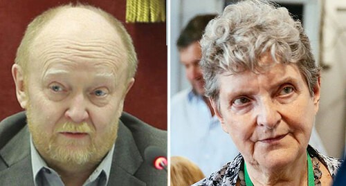 Алексей Малашенко,  Светлана Ганнушкина. Фото пресс-службы СВОП http://svop.ru/photo/2107/
Карина Градусова https://commons.wikimedia.org/wiki/Category:Svetlana_Gannushkina