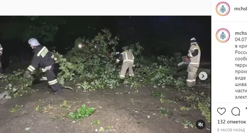 В г.о. Нальчик в результате падения деревьев произошло повреждение линий электропередачи. Скриншот сообщения https://www.instagram.com/p/CQ61H_hh4XP/ В г.о. Нальчик в результате падения деревьев произошло повреждение линий электропередачи. Скриншот сообщения https://www.instagram.com/p/CQ61H_hh4XP/