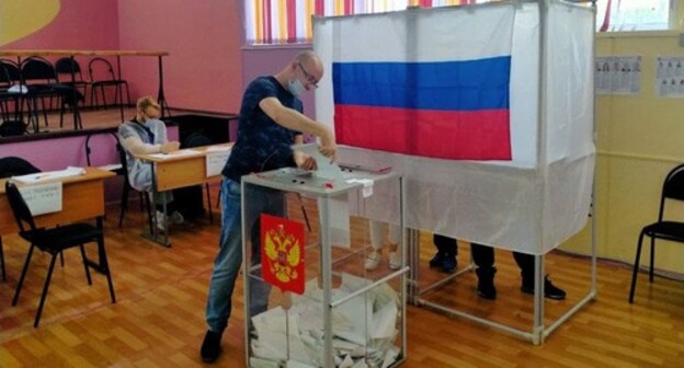 Избирательный участок на выборах 17.09.2021. Фото Алены Садовской для "Кавказского узла"
