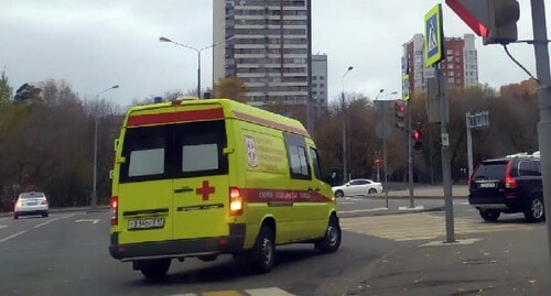 Автомобиль реанимации. Фото Нины Тумановой для "Кавказского узла" Автомобиль реанимации. Фото Нины Тумановой для "Кавказского узла"