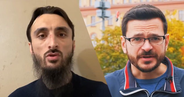 Тумсо Абдурахманов (слева) и Илья Яшин. Коллаж "Кавказского узла" Кадр видео в YouTube-канале блогера https://www.youtube.com/watch?v=0Fs7L1Cnbjs&feature=youtu.be https://www.youtube.com/channel/UCoHH5raTevyI35tfb1YF6qA Тумсо Абдурахманов (слева) и Илья Яшин. Коллаж "Кавказского узла" Кадр видео в YouTube-канале блогера https://www.youtube.com/watch?v=0Fs7L1Cnbjs&feature=youtu.be https://www.youtube.com/channel/UCoHH5raTevyI35tfb1YF6qA