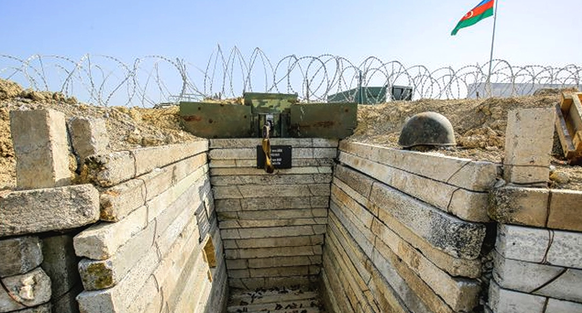 Позиции азербайджанской армии. Кадр видео 
Видео Новости в Тренде https://www.youtube.com/watch?v=ehz4cMMSxIQ