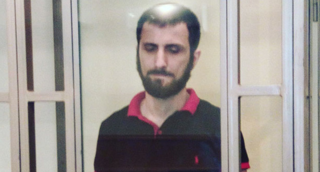 Хирамагомед Магомедов в зале суда. Фото Константина Волгина для "Кавказского узла" Хирамагомед Магомедов в зале суда. Фото Константина Волгина для "Кавказского узла"
