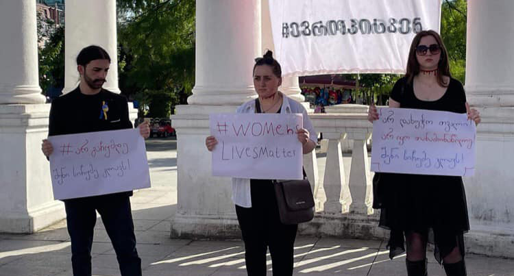 Акция в Батуми, фото со страницы "Cognitive Center of Georgia" в Facebook* Акция в Батуми, фото со страницы "Cognitive Center of Georgia" в Facebook*