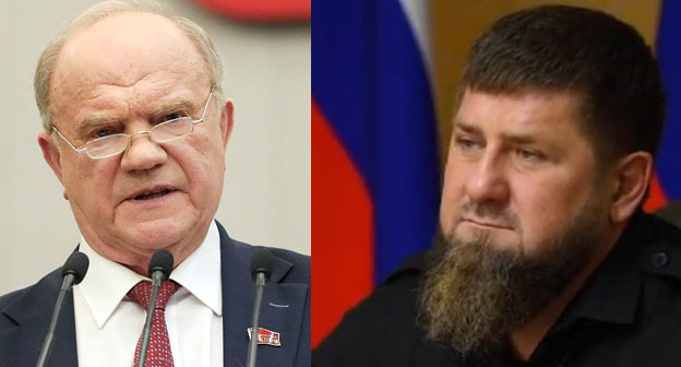 Геннадий Зюганов (слева) и Рамзан Кадыров. Фото https://www.grozny-inform.ru http://duma.gov.ru Геннадий Зюганов (слева) и Рамзан Кадыров. Фото https://www.grozny-inform.ru http://duma.gov.ru