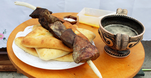 Осетинские пироги. Фото Эммы Марзоевой для "Кавказского узла"