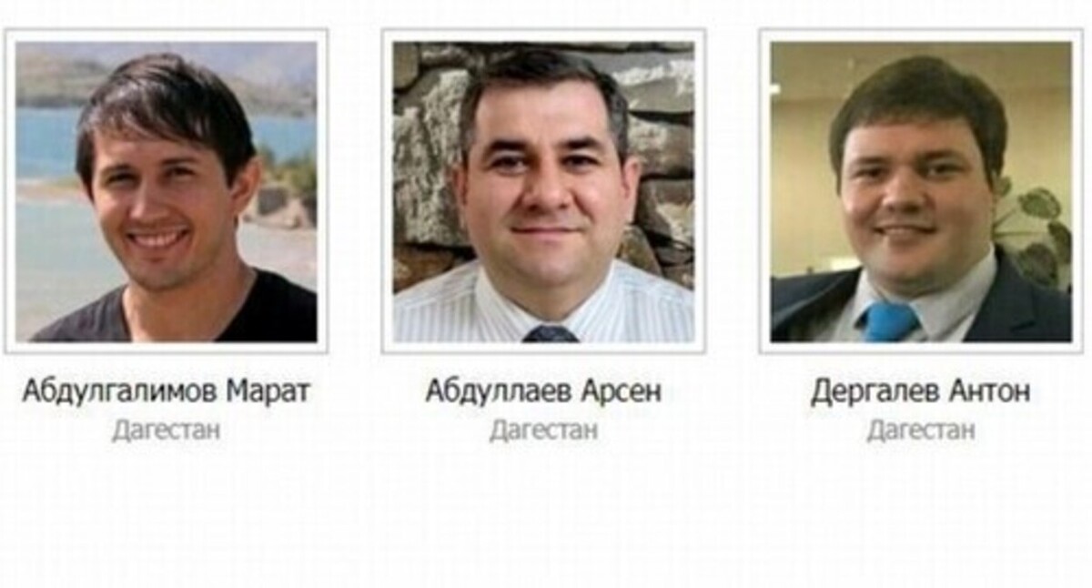Марат Абдулгалимов, Арсен Абдуллаев и Антон Дергалев (слева направо). Скриншот с сайта, где собраны сведения об уголовных делах в отношении российских Свидетелей Иеговы* ДАННОЕ СООБЩЕНИЕ (МАТЕРИАЛ) СОЗДАНО И (ИЛИ) РАСПРОСТРАНЕНО ИНОСТРАННЫМ СРЕДСТВОМ МАССОВОЙ ИНФОРМАЦИИ, ВЫПОЛНЯЮЩИМ ФУНКЦИИ ИНОСТРАННОГО АГЕНТА, И (ИЛИ) РОССИЙСКИМ ЮРИДИЧЕСКИМ ЛИЦОМ, ВЫПОЛНЯЮЩИМ ФУНКЦИИ ИНОСТРАННОГО АГЕНТА. Марат Абдулгалимов, Арсен Абдуллаев и Антон Дергалев (слева направо). Скриншот с сайта, где собраны сведения об уголовных делах в отношении российских Свидетелей Иеговы* ДАННОЕ СООБЩЕНИЕ (МАТЕРИАЛ) СОЗДАНО И (ИЛИ) РАСПРОСТРАНЕНО ИНОСТРАННЫМ СРЕДСТВОМ МАССОВОЙ ИНФОРМАЦИИ, ВЫПОЛНЯЮЩИМ ФУНКЦИИ ИНОСТРАННОГО АГЕНТА, И (ИЛИ) РОССИЙСКИМ ЮРИДИЧЕСКИМ ЛИЦОМ, ВЫПОЛНЯЮЩИМ ФУНКЦИИ ИНОСТРАННОГО АГЕНТА.