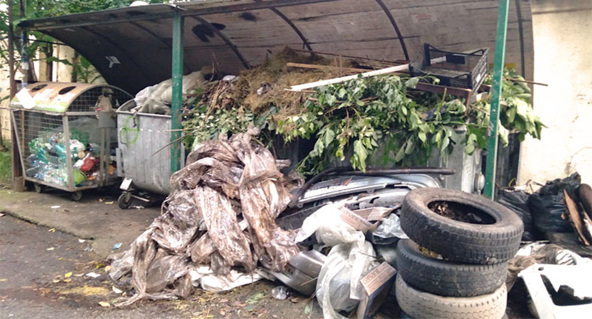 Свалка на улице Новоселов в Сочи. Фото Алексея Баранова Свалка на улице Новоселов в Сочи. Фото Алексея Баранова