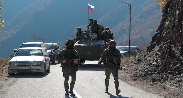 Миротворцы в Нагорном Карабахе, фото: пресс-служба Минобороны РФ. Миротворцы в Нагорном Карабахе, фото: пресс-служба Минобороны РФ.