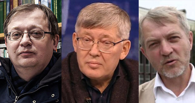 Александр Храмчихин, Василий Дандыкин. Алексей Гуня (слева направо). Коллаж "Кавказского узла" Скриншот видеоhttps://www.youtube.com/watch?v=LYMLCik2Xm8 Фото:https://armenpress.am Александр Храмчихин, Василий Дандыкин. Алексей Гуня (слева направо). Коллаж "Кавказского узла" Скриншот видеоhttps://www.youtube.com/watch?v=LYMLCik2Xm8 Фото:https://armenpress.am