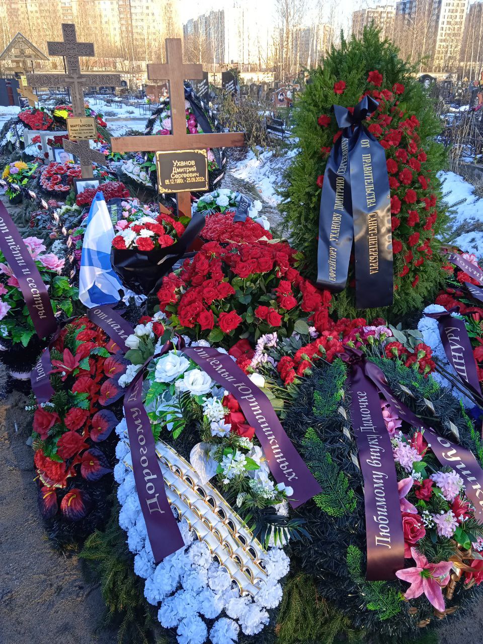 Могила Дмитрия Уханова. Фото предоставлено Т.А. Учеватовой Могила Дмитрия Уханова. Фото предоставлено Т.А. Учеватовой